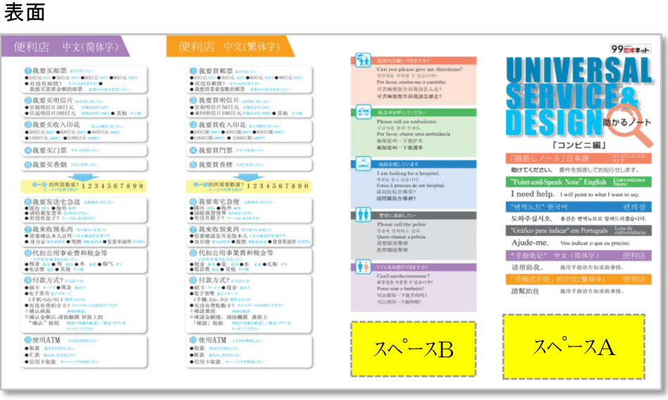 コンビニ用　指さしノート